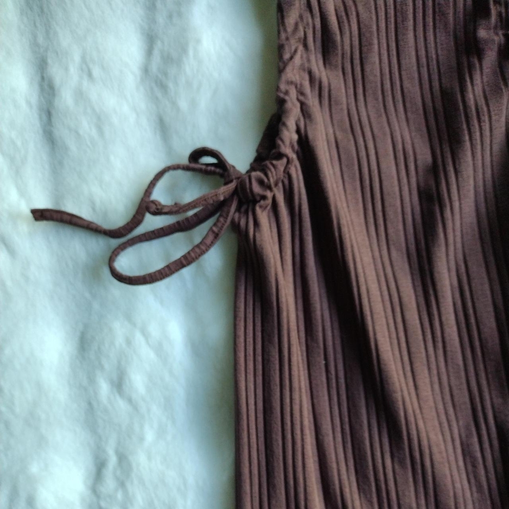Brown Sleeveless Maxi Dress - Picture 5 of 7